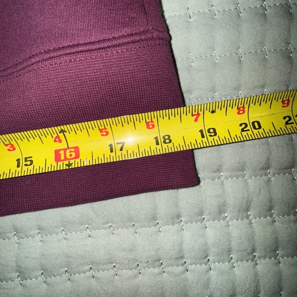 L.L. Bean Women's Quilted Full-Zip Sweatshirt. Dark plum. - Picture 10 of 14